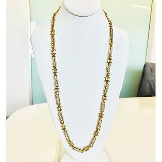 Jamie Long Necklace in Clear
