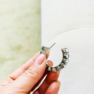 Jubilee Hoops in Silver / Chrome