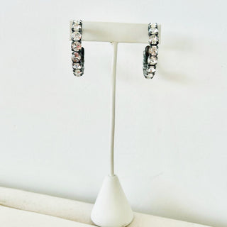 Jubilee Hoops in Gunmetal / Clear