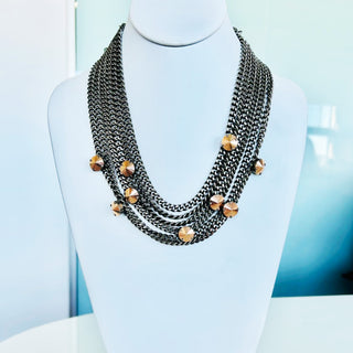 Kimberly Necklace in Antique Silver