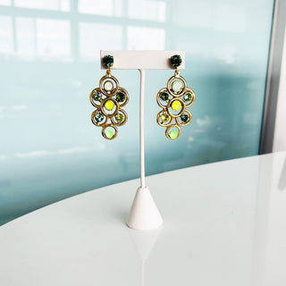Kori Earrings in Greens