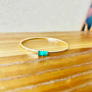 Lilly Bangle in Tanzanite Glimmer