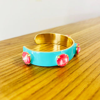 Linsey Cuff in Turquoise