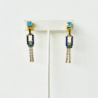 Lisa Link Earrings in Blue