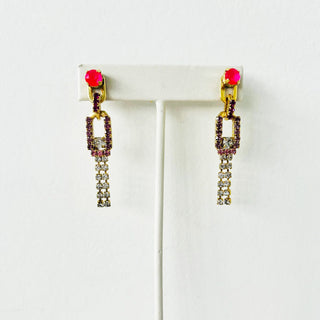 Lisa Link Earrings in Pink