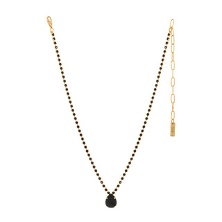 Milli Necklace in Light Gold / Jet