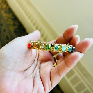 Mini Coco Cuff in Antique Gold