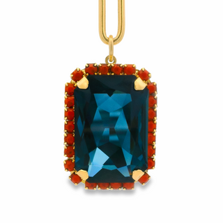 Collier Mini Soleil en Ombre Dorée