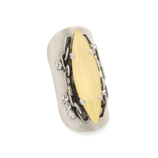 Navi Ring in Antique Silver / Fairy Dust