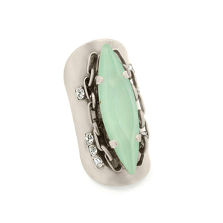 Navi Ring in Antique Silver / Fairy Dust