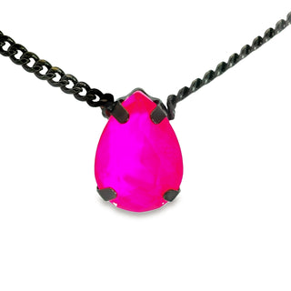 Lumi Necklace in Gunmetal Neon