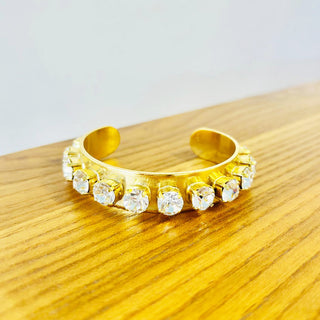 Nyon Cuff in Clear