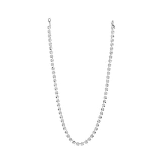 Celia Necklace in Silver Chrome