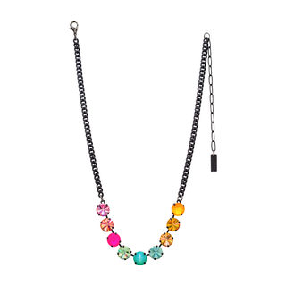 Collier Mini Sofia en arc-en-ciel pastèque