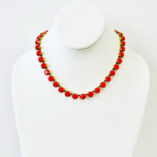 Oakland Necklace in Coral