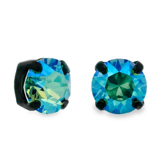 Oakland Studs in Smutt / Aqua Verde