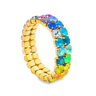 Olivia 2 Strand Stretch Bracelet in Candy Crush