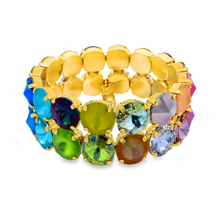 Olivia Mega 2 Strand Stretch Bracelet in Candy Crush