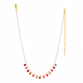 Peggy Necklace in Light Pink