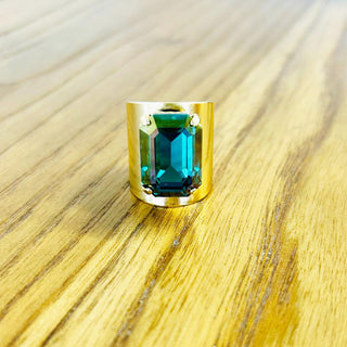 Roddy Ring in Indicolite Lemon