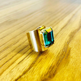 Roddy Ring in Indicolite Lemon