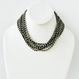 Sammara Necklace in Antique Silver