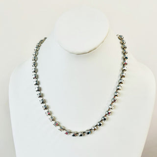 Sarina Necklace in Silver / Chrome "One of a Kind"