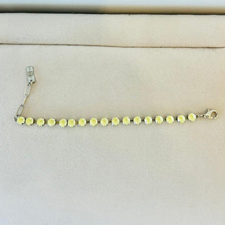 Sarina Bracelet in Silver / Yellow Powder