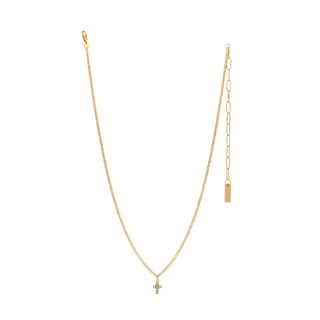 Single Mini Cross Necklace