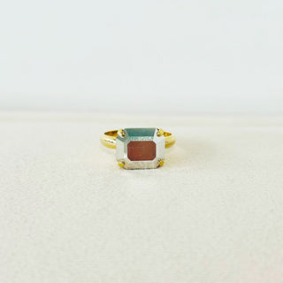 Solitaire Ring in Rectangle