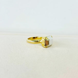 Solitaire Ring in Rectangle