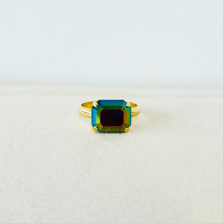 Solitaire Ring in Rectangle