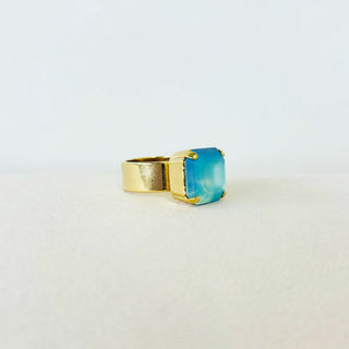 Solitaire Ring in Square