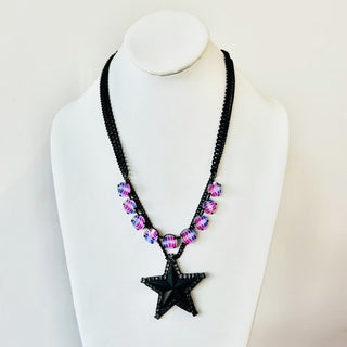 Star Sofia Necklace in Smutt "One of a Kind"
