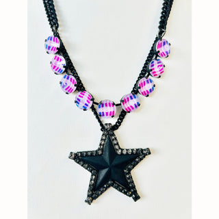 Star Sofia Necklace in Smutt "One of a Kind"