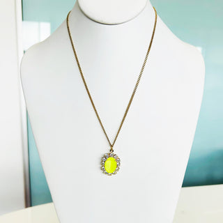 Suki Necklace in Electric Yellow