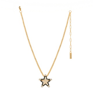 Sweet Star Necklace in Beige