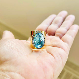 Sydney Ring in Aquamarine