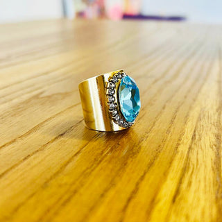 Sydney Ring in Aquamarine
