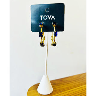 Talia Earrings in Blue