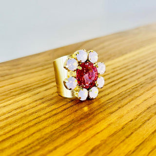 Twiggy Plus Ring in Pink
