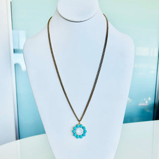 Twiggy Necklace in Turquoise