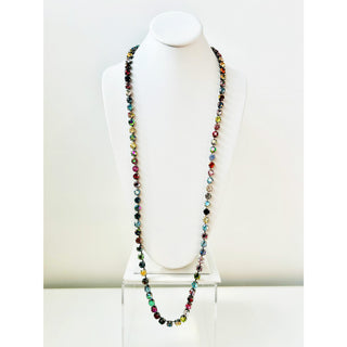 Vanessa Necklace in Antique Silver / Multi Mix 3
