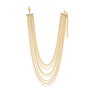 Wendy Short Necklace in Antique Gold