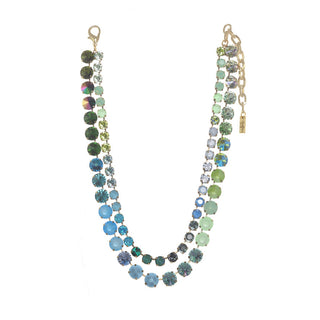 Gweneth Necklace in Blue Ombre