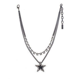 Layered Stars in Smutt Necklace