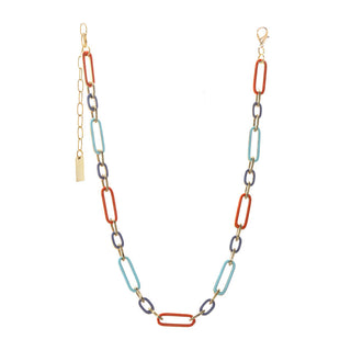 Amber Short Reversible Necklace in Multi
