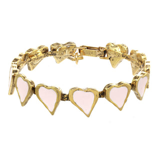 Pink Aspen Hearts Bracelet