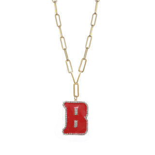Bougie Monogram Necklace