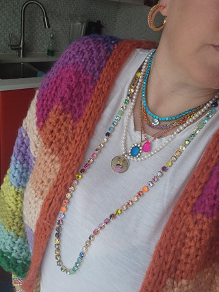 Vanessa Necklace Rainbow Ombre
